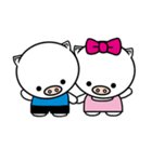 Holiday pig - Guda and Sarara（個別スタンプ：1）