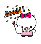 Holiday pig - Guda and Sarara（個別スタンプ：5）