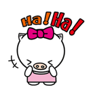 Holiday pig - Guda and Sarara（個別スタンプ：6）