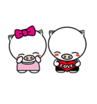 Holiday pig - Guda and Sarara（個別スタンプ：10）