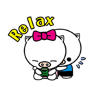Holiday pig - Guda and Sarara（個別スタンプ：15）
