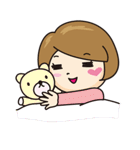 ハートベビー＆ハートキッズ（個別スタンプ：7）