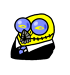 イエロースカルさん。（個別スタンプ：15）