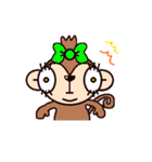 キモカワお猿さん（個別スタンプ：8）