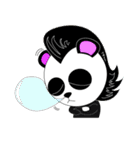 Slash and 3color Afro hear panda(taiwan)（個別スタンプ：11）