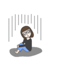 メガネ女史さん（個別スタンプ：17）