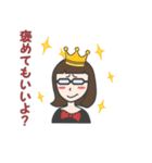 メガネ女史さん（個別スタンプ：39）