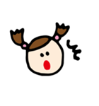 丸顔ちゃん（個別スタンプ：17）