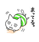 無表情な顔のねこ（個別スタンプ：7）