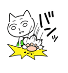 無表情な顔のねこ（個別スタンプ：15）