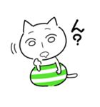 無表情な顔のねこ（個別スタンプ：24）