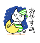 無表情な顔のねこ（個別スタンプ：32）