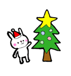 うさたんと過ごすクリスマスとお正月（個別スタンプ：1）