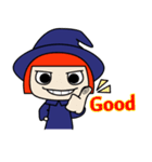 Little witch - Sandra（個別スタンプ：9）