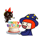 Little witch - Sandra（個別スタンプ：19）
