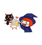 Little witch - Sandra（個別スタンプ：23）