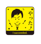 JAPANESE GAG STAMP  BOKE to TSUKKOMI（個別スタンプ：14）