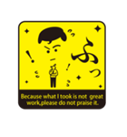 JAPANESE GAG STAMP  BOKE to TSUKKOMI（個別スタンプ：19）