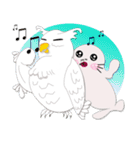 Baby Seal ＆ Owly（個別スタンプ：30）