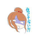 下手絵女子（個別スタンプ：3）