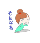 下手絵女子（個別スタンプ：6）