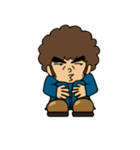 アフロスーツ（個別スタンプ：6）