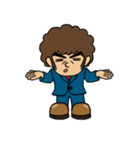 アフロスーツ（個別スタンプ：17）