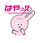 ラン・ウサカメ（個別スタンプ：23）