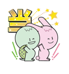 ラン・ウサカメ（個別スタンプ：37）