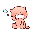 ぴんくの毛玉（個別スタンプ：1）