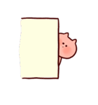 ぴんくの毛玉（個別スタンプ：6）