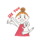 マロンとゆかいな仲間たち(英語)（個別スタンプ：5）