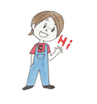 マロンとゆかいな仲間たち(英語)（個別スタンプ：16）