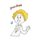 マロンとゆかいな仲間たち(英語)（個別スタンプ：30）