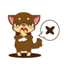 チワワやりたい放題スタンプ（個別スタンプ：16）