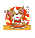 チワワやりたい放題スタンプ（個別スタンプ：21）