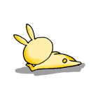 気まぐれうさぎ＆ねこ（暇な時編）（個別スタンプ：14）
