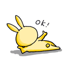 気まぐれうさぎ＆ねこ（暇な時編）（個別スタンプ：15）