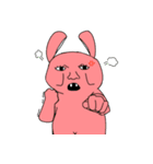 人面うさちゃんと仲間達（個別スタンプ：10）