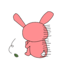 人面うさちゃんと仲間達（個別スタンプ：14）