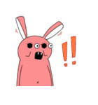 人面うさちゃんと仲間達（個別スタンプ：16）