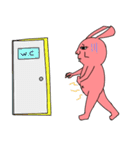 人面うさちゃんと仲間達（個別スタンプ：33）