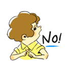 半目くん。ときどきくま（個別スタンプ：7）