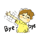 半目くん。ときどきくま（個別スタンプ：11）