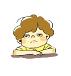 半目くん。ときどきくま（個別スタンプ：15）