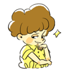 半目くん。ときどきくま（個別スタンプ：16）