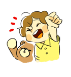 半目くん。ときどきくま（個別スタンプ：27）