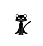 黒いネコのおっど（個別スタンプ：1）