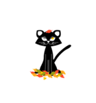 黒いネコのおっど（個別スタンプ：37）