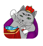 Meow King（個別スタンプ：9）